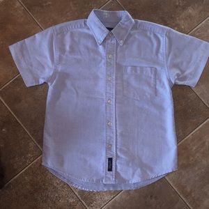 Faded Glory Oxford Blue Buttonup